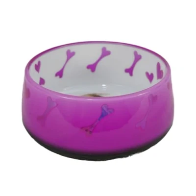 Image of All For Paws Lifestyle Dog Love Bowl, Medium, Pink, 4.38 kg