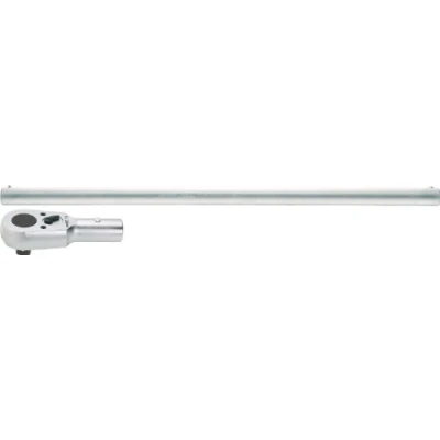Image of Hazet 1016/2 3/4 Inch Reversible Ratchet Head with Handle Bar Silver