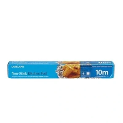 Image of Lakeland Non Stick Kitchen Foil in Cutter Box, 30cm x 10m
