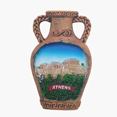 Image of Athens Greece 3D Fridge Magnet Souvenir Gift Home &amp; kitchen Decoration Magnetic Sticker Refrigerator Collection