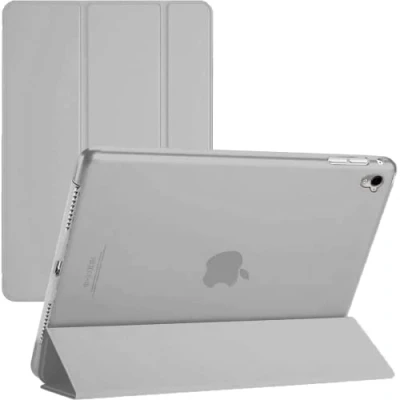 Image of TechDealsUK Smart Case for iPad Pro 10.5 (2017) &amp; Air 3 (2019) A2153, A2123, A2152,A1709, A1701 Magnetic Stand Cover with Automatic Wake/Sleep (Grey)