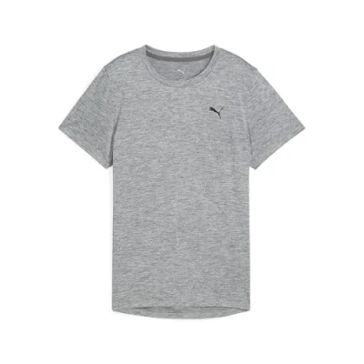 Image of Puma TAD Essential heather TEE Sports Tshirt, Women&#039;s, Size: Small, Medium gray
