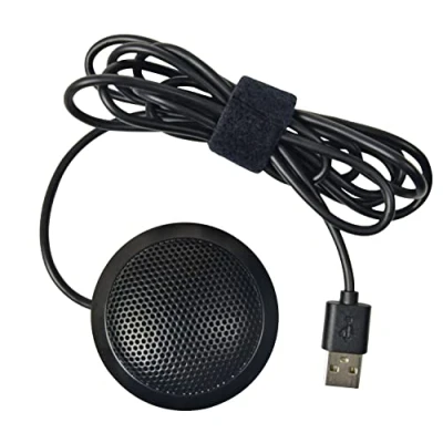 Image of Citronic Conference Microphone for Computer &amp; Laptops Omnidirectional Boundary Plug Play Video Skype Recording Gaming