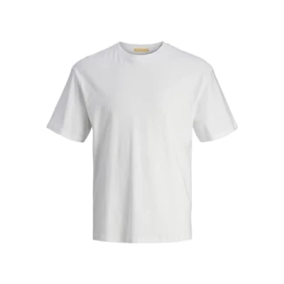 Image of JACK &amp; JONES Men&#039;s Joraruba Summberblank Tee SS Crew Neck T Shirt, Bright White, XXL