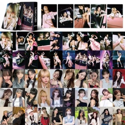 Image of 55 x Le Sserafim Photocards The Perfect Night New Album LESSERAFIM Lomo Postcards Gift for Fans