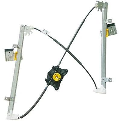Image of 3C1837462F Window regulator VALEO 850915 Right Front electric without motor with comfort function VOLKSWAGEN: Passat B6 Variant