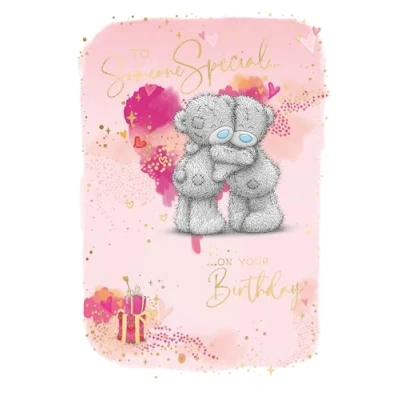Image of Me To You Tatty Teddy &#039;Someone Special On Your Birthday&#039; Greeting Card 6x9ins Official Collection