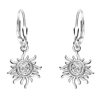Image of SOFIA MILANI Women&#039;s Earrings 925 Silver Sun Dangle Earring E2174
