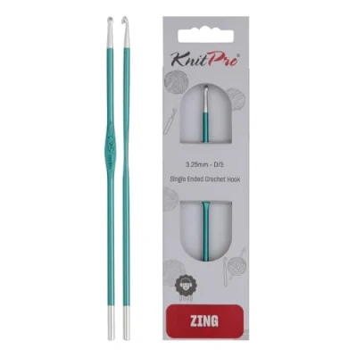 Image of KnitPro KP47466 Crochet Hook: Single Ended: ZING: 3.25MM, Assorted