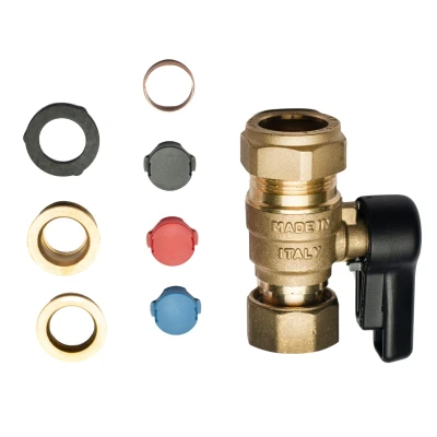 Image of Salamander 3/4&quot; Female to 15/22mm Compression Isolation Valve (ACCISOVAL34FT22COM)