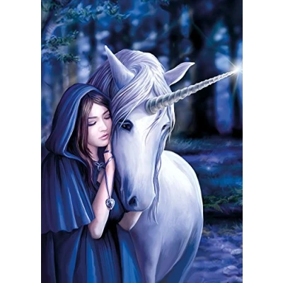 Image of Solace Blank Greeting Card by Anne Stokes