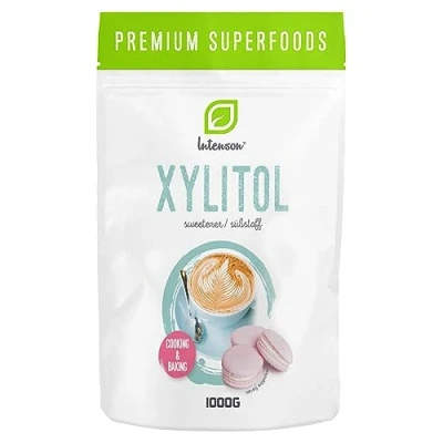 Image of Intenson Xylitol 1 kg 100% Natural Sugar Substitute Plant Based Sweetener Low Glycemic Index Calorie