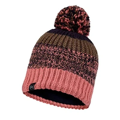 Image of Buff Kids Blossom Pink Sibylla Knitted &amp; Fleece Band Beanie Hat