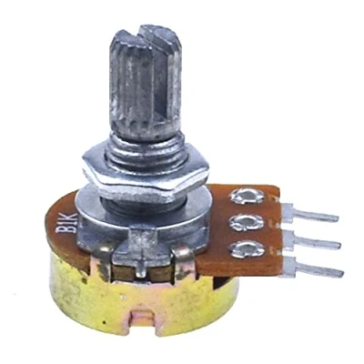 Image of 5pcs 3pin WH148 1K Ohm Variable Resistors Single Turn Rotary Carbon Film Taper Potentiometer