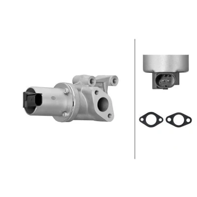 Image of 2508499 EGR valve HELLA 6NU 014 865 781 Electric with seal KIA: cee‘d I Hatchback, II Sportswagon, HYUNDAI: i30 Hatchback