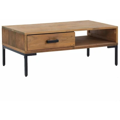 Image of vidaXL Coffee Table 90x50x35 cm Solid Pinewood