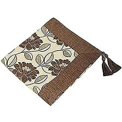 Image of Riva Paoletti Mayflower Mocha Throws 145 cm x 180 cm, Polyester, Full
