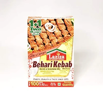 Image of Laziza Behari Kebab Spice Mix Masala Easy Cook 100g