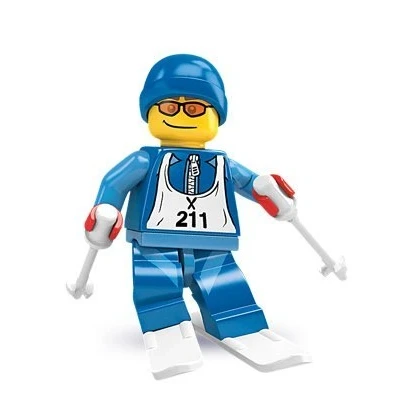 Image of Lego Collectable Minifigure Series 2 Downhill Skier (Sealed)