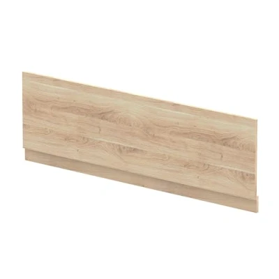Image of 1800mm Straight Bath Front Panel and Plinth Bleached Oak