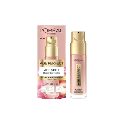 Image of L&#039;Oreal Paris Age Perfect Golden Rapid Spot Corrector for Mature Skin, Niacinamide and Exclusive Peony Native Cells, Reduces Appearance of Dark Spots, 50ml
