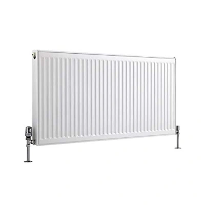 Image of Milano Compact White Type 21 Horizontal Double Panel Plus Convector Radiator 600mm x 1200mm