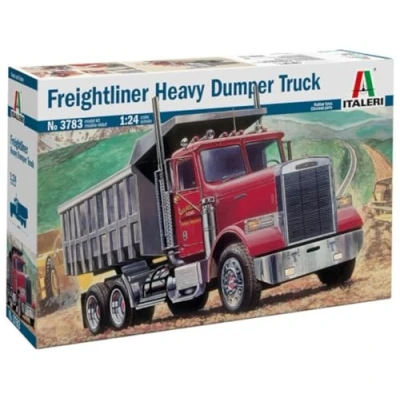 Image of Italeri ITA3783 Freightliner schwerer Kipplaster Scale Model kit, Red, Mittel