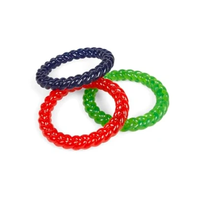 Image of Petface (Toyz by Petface) Twist Ring, Blue/Green/Pink
