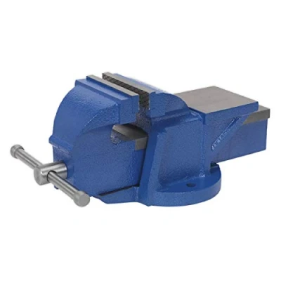 Image of Sealey Vice 100mm Fixed Base Professional Heavy Duty
