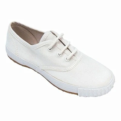Image of Mirak 204/ASG14 Lace up Plimsolls White Size 6
