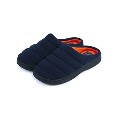 Image of Tokyo Laundry Men&#039;s Hebers Padded Mule Slippers with Hard Rubber Sole