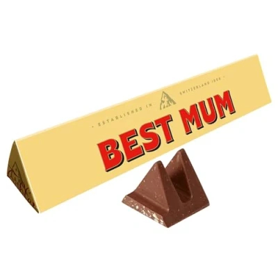 Image of Toblerone Best Mum Gift Chocolate Bar Large 360g