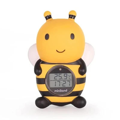 Image of Miniland Bee Shaped Bath and Environmental Thermometer