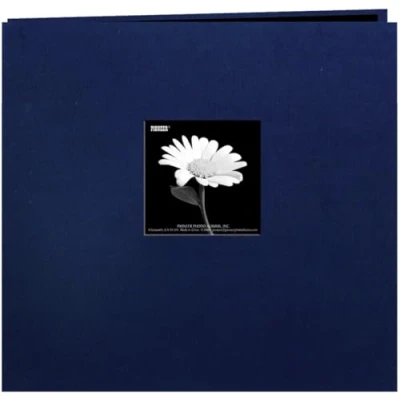 Image of Pioneer 12 x inch Book Cloth Cover Post Bound Album, Regal Navy