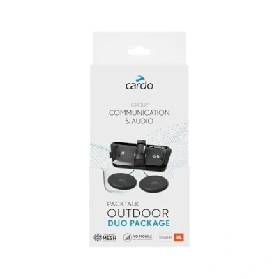 Image of Cardo PACKTALK OUTDOOR DUO PACK BLACK