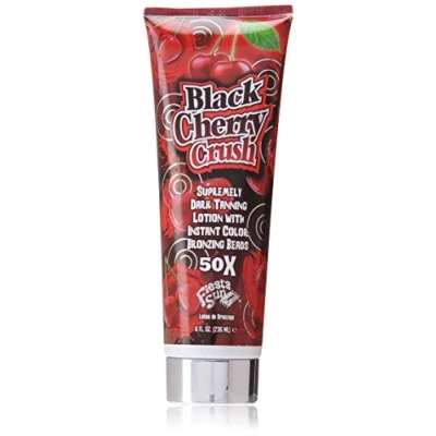 Image of Fiesta Sun Black Cherry Crush Dark Supremely Tanning Lotion with Bronzing Beads 236 ml