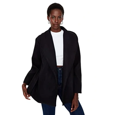 Image of Trendyol Coat Black Midi