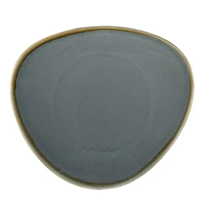 Image of Olympia Kiln Triangular Plate Ocean 280mm (4 Pack)