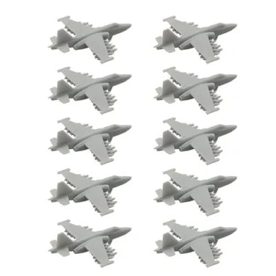 Image of 10PCS Su 25 Fighter Aeroplane Resin Model 1/700 1/400 1/350 Scale Attacker Airplane Military With Landing Gear For DIY Plane Model(1/700(21mm))