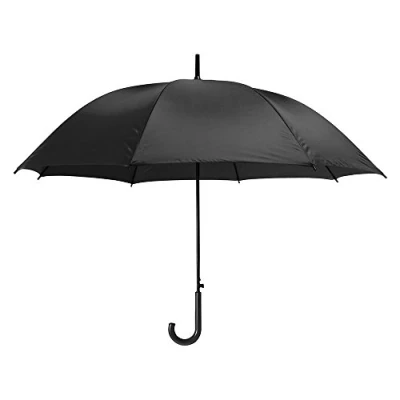Image of eBuyGB Plastic Crook Handle Bridal Wedding Folding Umbrella, 86 cm, White