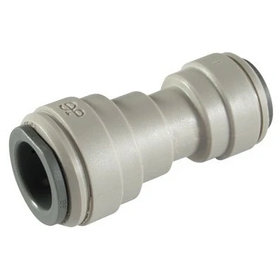 Image of JOHN GUEST 3/8&quot; OD X 5/16&quot;OD REDUCER STR CONNECTOR Reducing Straight Connectors (Push in Fittings, Imperial) PACK SIZE: 1x5