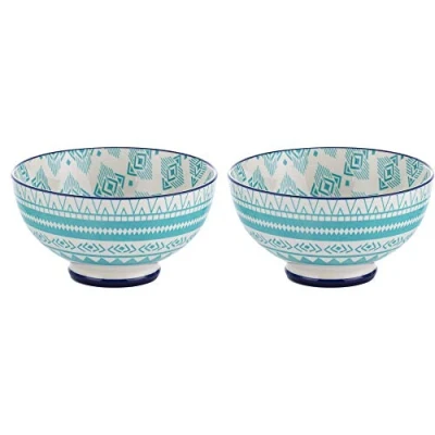 Image of Typhoon Microwave Safe World Foods Stoneware Lima Bowl 15cm (Pack of 2)