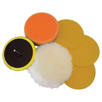 Image of Silverline Sanding &amp; Polishing Kit 6pce 125mm