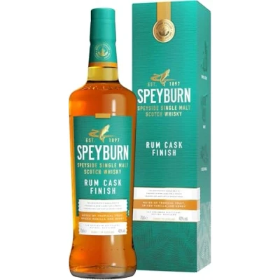 Image of Speyburn Rum Cask, Single Malt Scotch Whisky, Speyside Malt, Gift Carton, 40% ABV, 70cl