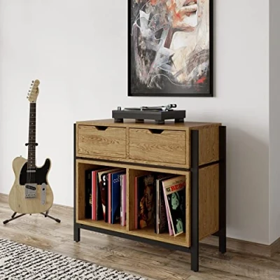 Image of Alphason Louisiana Plus Turntable Stand OAK