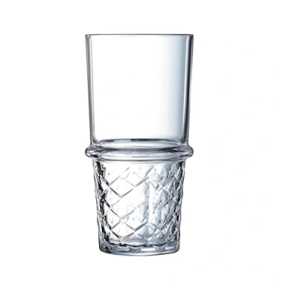 Image of Arcoroc ARC N4136 New York Drinking Glass, Water Juice 400 ml, Transparent, Pack of 6