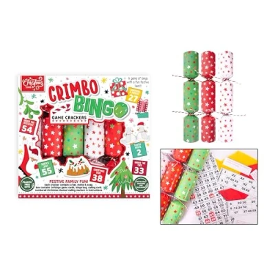 Image of RSW CHRISTMAS 6 BINGO GAME CRACKERS XM6069