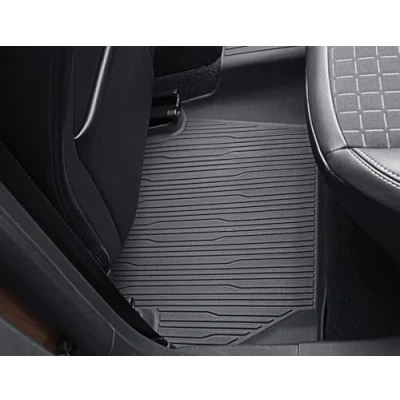 Image of Ford Genuine Fiesta Mk8 Puma Rear Rubber Car Floor Mats Set of 2 2017 Onwards 2109989