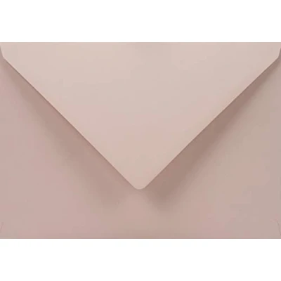 Image of Netuno 25 Large Pale Pink Coloured envelopes DIN C5 162x229mm 6.37x9.01 inches 115gsm Sirio Color Nude gummed Pointed Flap no Window for Wedding Invitations Christmas Birthday Greeting Cards RSVP A6