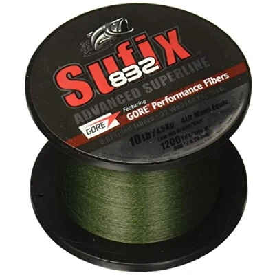 Image of Sufix 832 Braid Line 1200 Yards (Green, 30 Pound)
